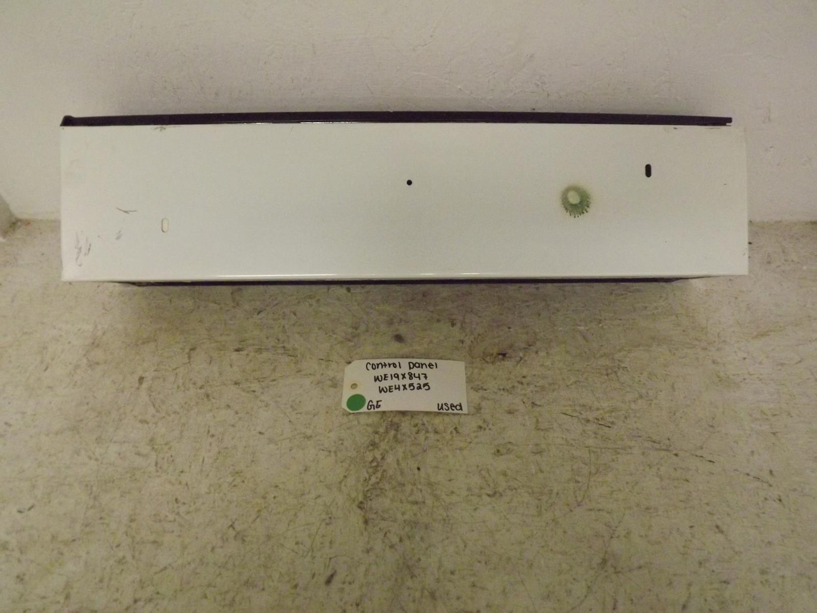 GE Dryer WE19X847 WE4X525 Control Panel Used GE Dryer WE19X847 WE4X525 Control Panel Used